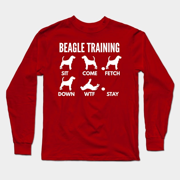 Beagle Training Beagle Tricks Long Sleeve T-Shirt by DoggyStyles